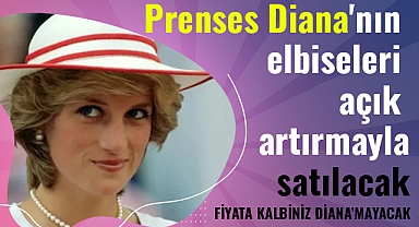 Prenses Diana'nın elbiseleri Los Angeles'ta müzayedeye çıkıyor