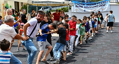 ANKARA BÜYÜKŞEHİRİN “ÇOCUK ETKİNLİK ARACI” İLE DOYA DOYA YAZ TATİLİ