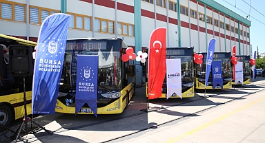 Bursa Büyükşehir’in ulaşım filosu büyüyor