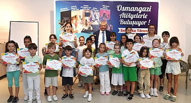 Osmangazi’nin Kurslarına Katılan Öğrencilerin Sertifika Sevinci
