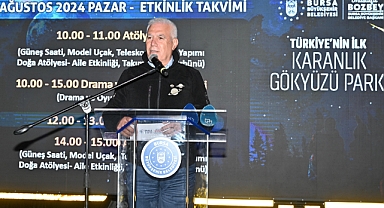 Türkiye’nin ilk ‘Karanlık Gökyüzü Parkı’ Bursa’da açıldı