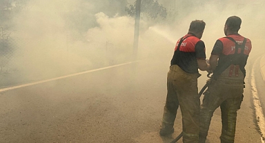 Yamanlar Dağı’nda çıkan yangınla mücadele sürüyor