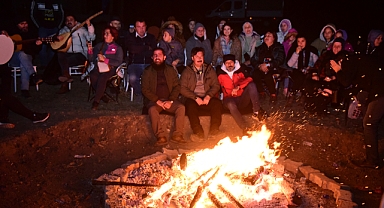 Doğaseverler Ercan Özel'in Çağrısıyla Yenişehir'de Kampta Buluştu