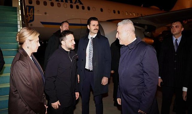 Ukrayna Devlet Başkanı Zelenskiy, Türkiye’ye geldi