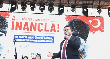 Osmangazi'de omuz omuza 19 Mayıs yürüyüşü