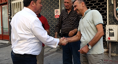 Başkan Aydın, vatandaş ve esnafla buluşmaya devam ediyor
