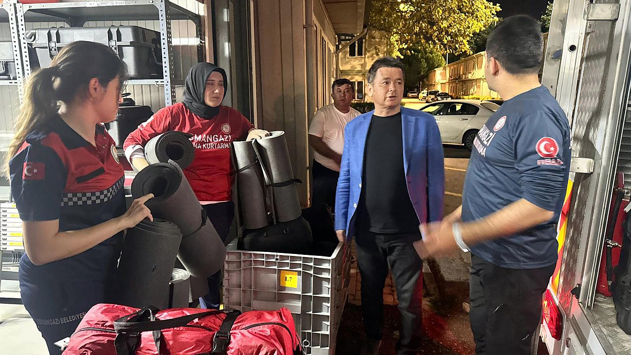 Osmangazi’den Sındırgı’ya deprem sonrası hızlı destek