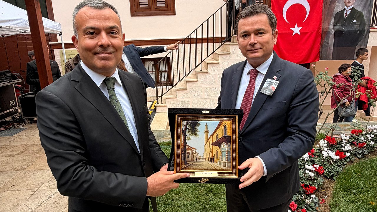 Başkan Aydın Selanik’te Atatürk’ü Andı