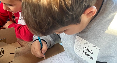 Çocuklar Pancar Deposu'nda sanatla buluştu