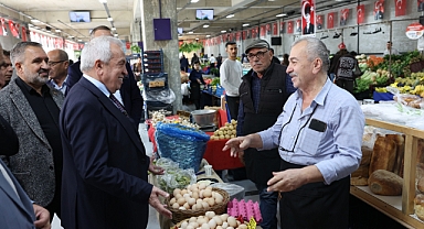 Nilüfer’in modern pazar alanı Balat’ta hizmete açıldı