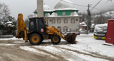 Nilüfer’de kar mesaisi