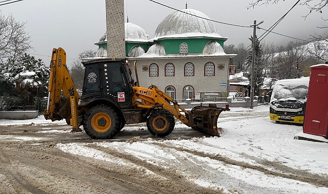 Nilüfer’de kar mesaisi