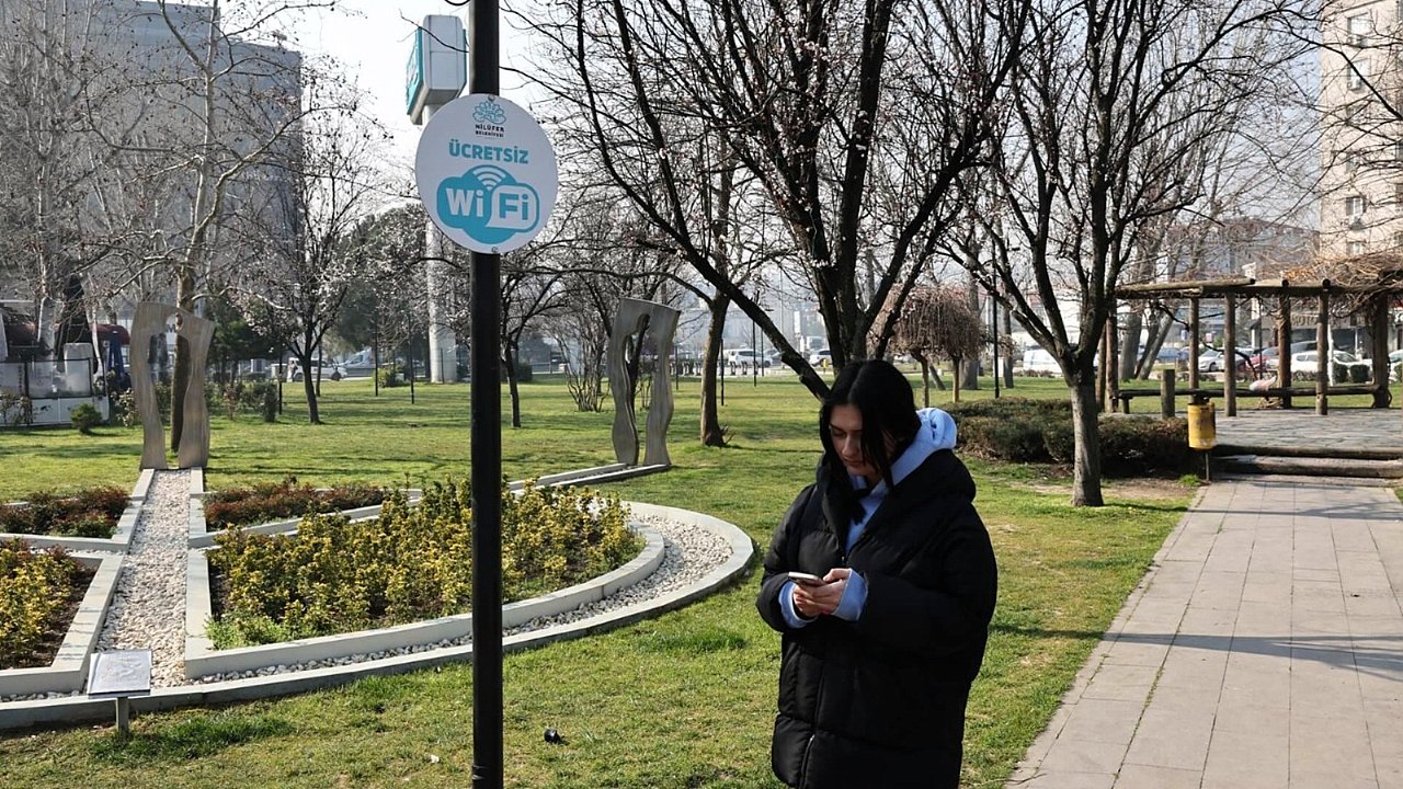 NİLÜFER’DE ÜCRETSİZ İNTERNET NOKTASI 40’A ULAŞTI
