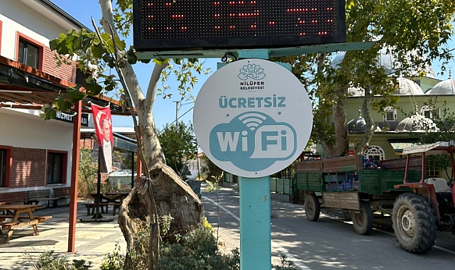 NİLÜFER’DE ÜCRETSİZ İNTERNET NOKTASI 40’A ULAŞTI