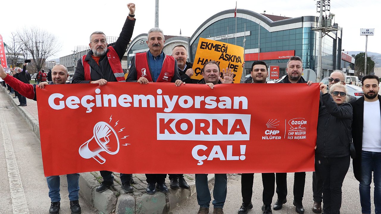 CHP Nilüfer Örgütü'nden Geçim İsyanı: ''GEÇİNEMİYORUZ!''