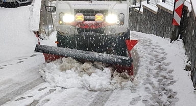 Osmangazi’nin Yüksek Kesimlerinde Kar Mesaisi