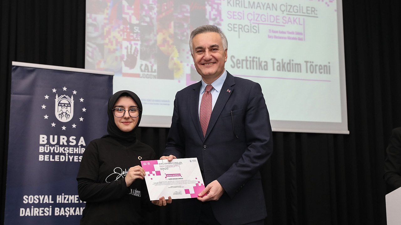 Şiddetsiz yaşama dijital sergiyle dikkat çektiler