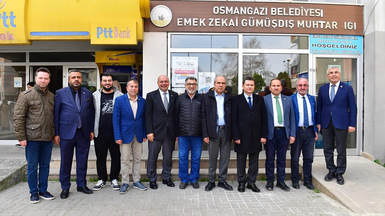 Başkan Aydın’ın Cuma Durağı Emek Mahallesi Oldu