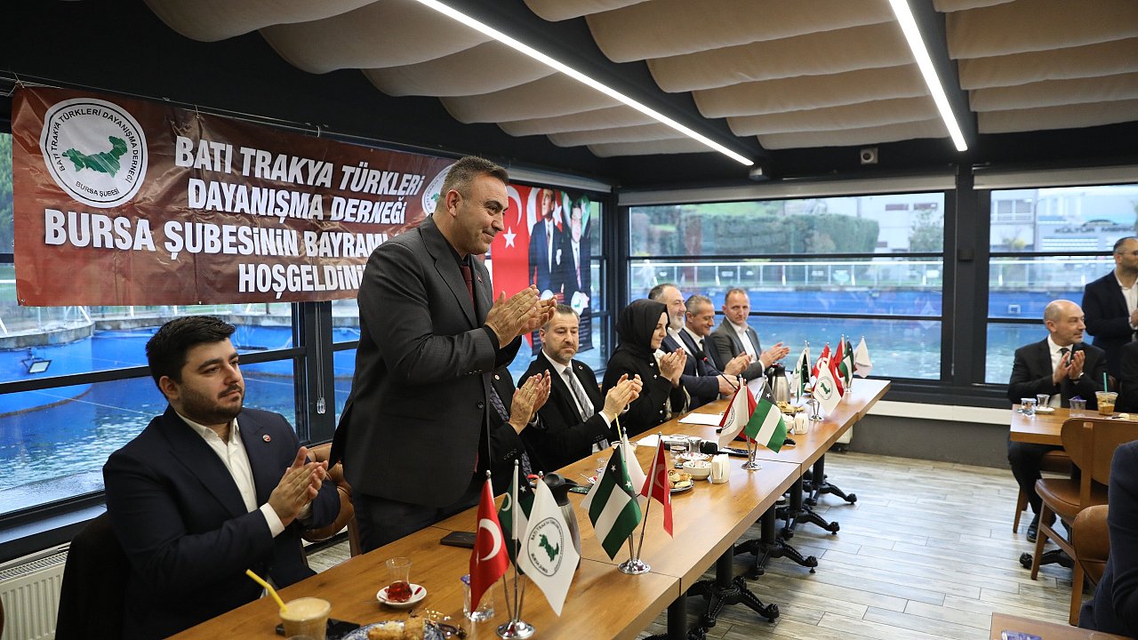 BATI TRAKYA TÜRKLERİ BURSA’DA BAYRAMLAŞTI