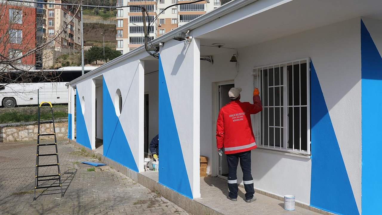Gemlik'te Sahalar Yenileniyor
