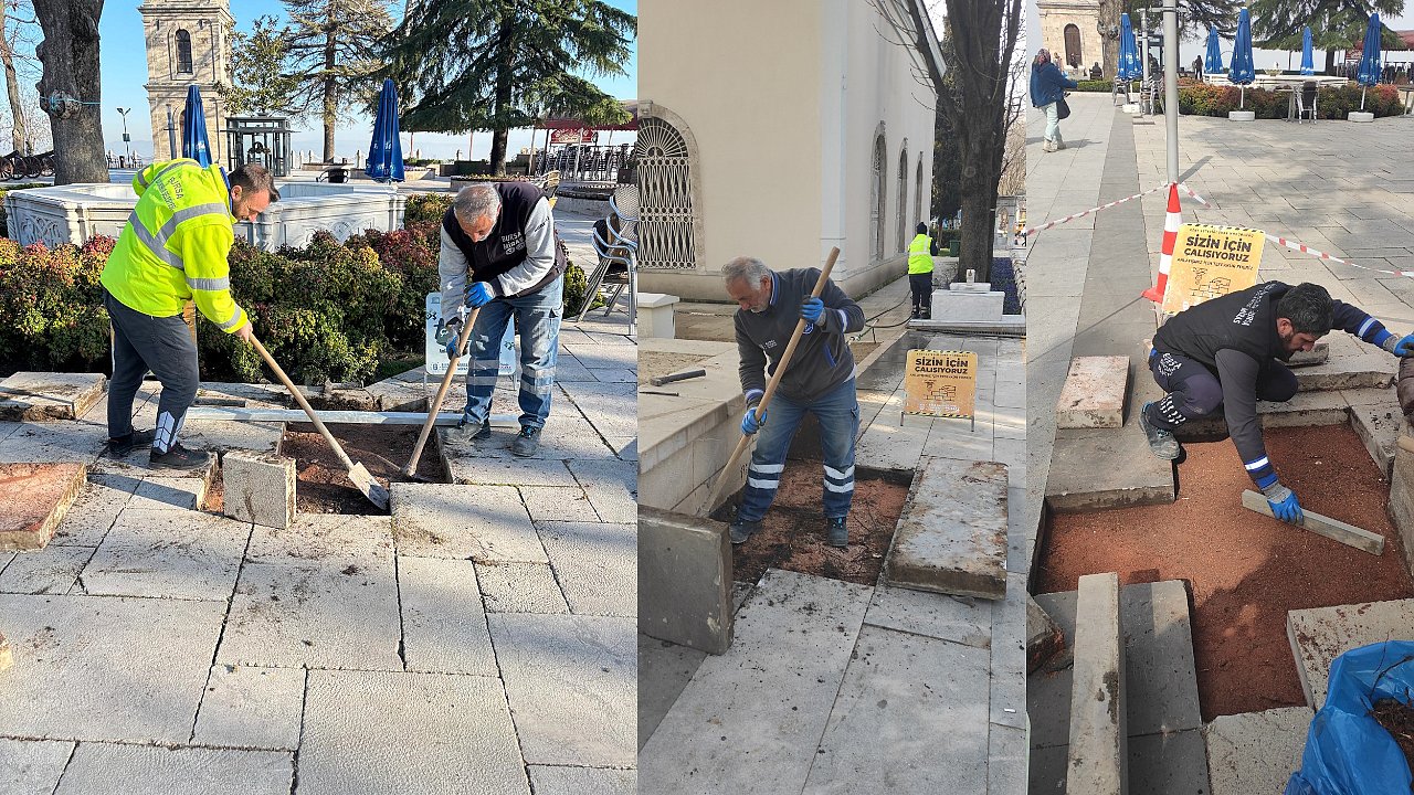 TARİHİ TOPHANE MEYDANI YENİLENDİ
