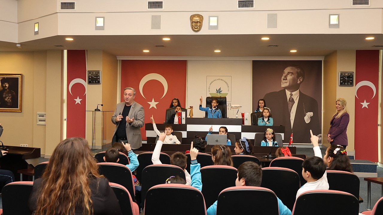 Osmangazi Belediyesi’nden Çocuklara Yerel Yönetim Bilinci
