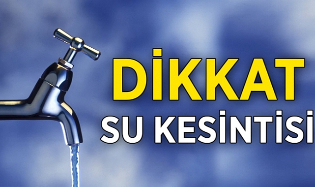 OSMANGAZİ'DE SU KESİNTİSİ