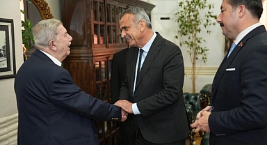 BAŞKANLIK MAKAMINDA DUYGUSAL BULUŞMA: