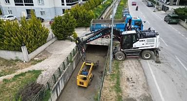 Büyükşehir’den yaz mevsimi öncesinde dere temizliği