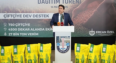 YENİŞEHİRDE ÜRETİCİYE DEV DESTEK: 750 ÇİFTÇİYE SİLAJLIK MISIR TOHUMU DAĞITILDI