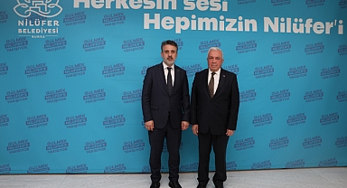 BAŞKAN ŞADİ ÖZDEMİR, ŞAHİN BİBA YI AĞIRLADI