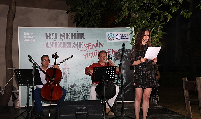 Nâzım Hikmet Nilüfer’de anıldı