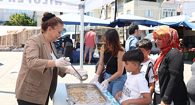 Nilüfer’de aşure dağıtımları Minareliçavuş ile başladı