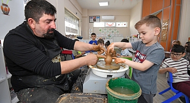 Osmangazi Belediyesi Kreşlerinde Çocuklar Toprağa Şekil Verdi