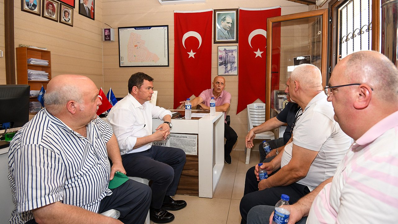 Başkan Erkan Aydın Başaran Mahallesi'nde Vatandaşlarla Buluştu