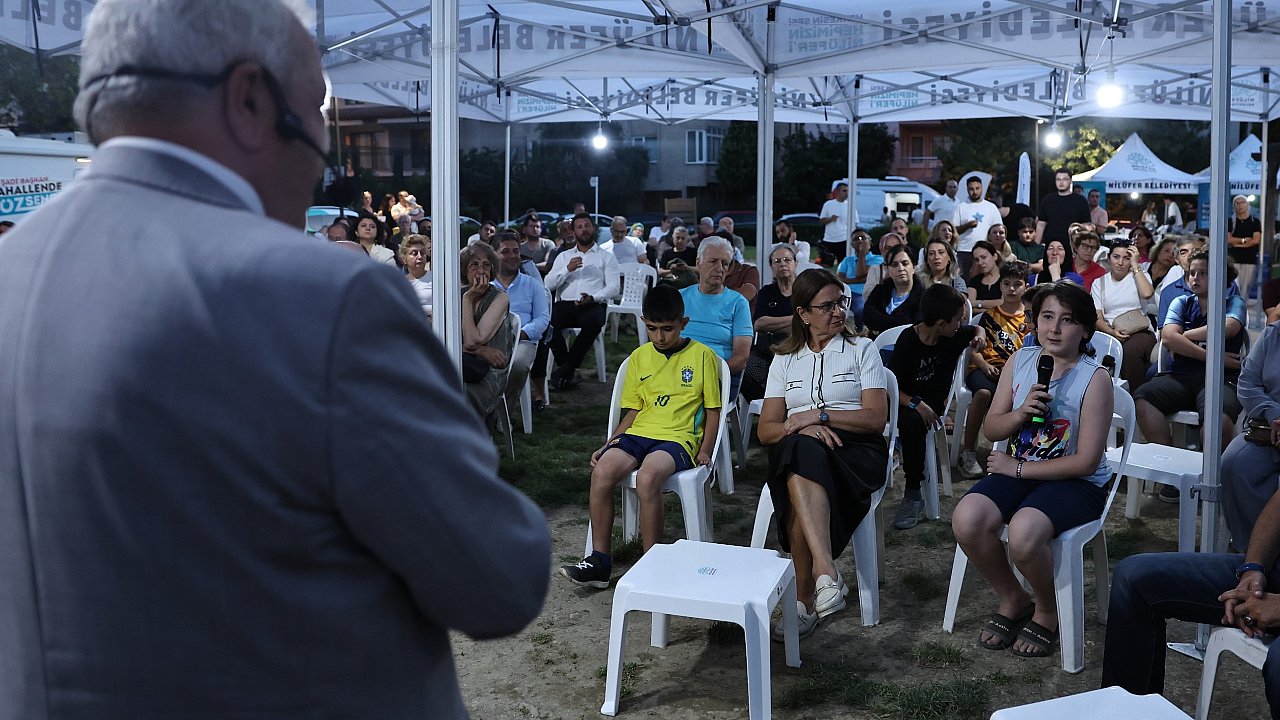 Başkan Şadi Özdemir, Beşevler sakinlerini dinledi