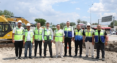 Başkan Vekili Biba, Mudanya Yolu’nda ulaşımı rahatlatacak projeleri inceledi