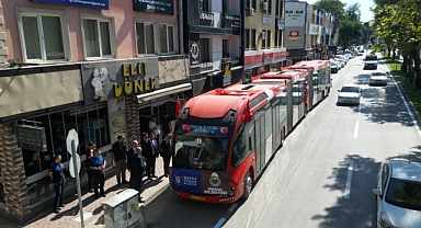 İnegöl'e metrobüs geliyor