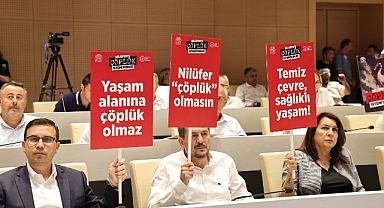 Nilüfer Belediye Meclisi’nde katı atık tesisi kararına tepki